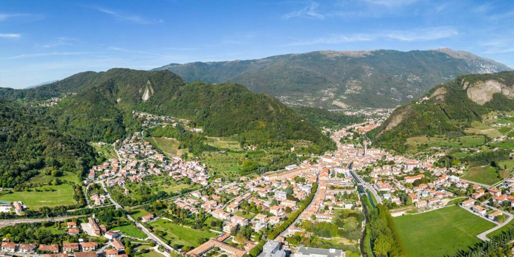 Veduta di Serravalle, S.Antonio e Santa Augusta