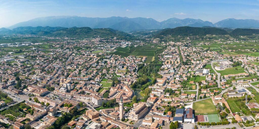 Veduta di Pieve di Soligo